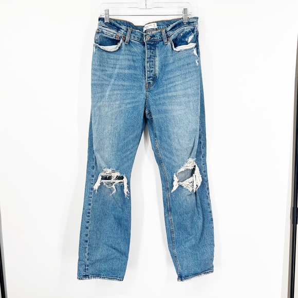 Abercrombie & Fitch The Dad Jeans High Rise Button Fly - Picture 1 of 7